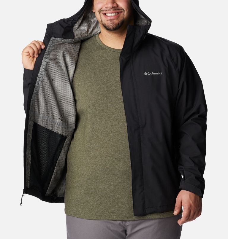 Columbia Earth Explorer Skalljakker Herre Svarte | Plus Size 27095R